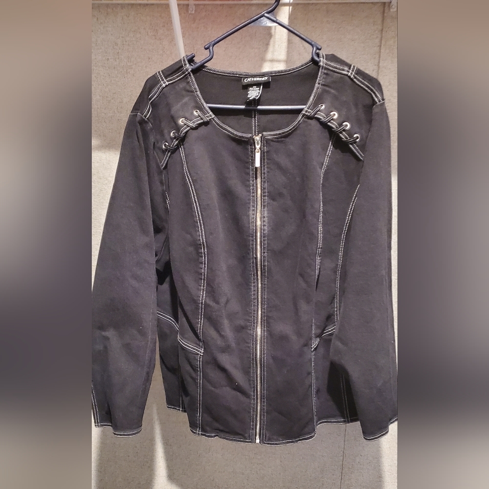 Black jeans jacket